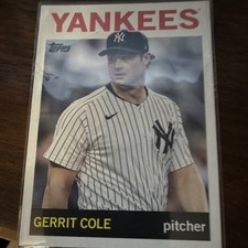 Topps 2025 Archives 1964 Gerrit Cole #13 New York Yankees MLB Baseball