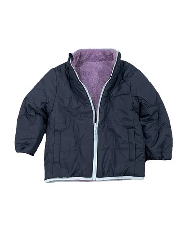 Member’s Mark, Girls 6/6X, Reversible Jacket, Purple And Navy. NEW - Picture 6 of 10