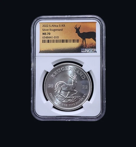 2022 South Africa Krugerrand Silver 1 oz. Coin MS 70 NGC
