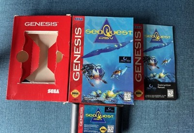Sea Quest DSV (Sega Genesis, 1994) Box And Manual