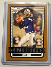 Topps 2007 Draft Picks & Prospects DPP John Beck BYU Cougars Rookie Card #153. rookie card picture
