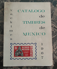 1967 CATALOGO DE TIMBRES DE MEXICO, VINTAGE  CATALOG OF MEXICO STAMPS IN SPANISH