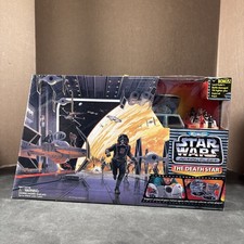 DEATH STAR MICRO MACHINES ACTION FLEET PLAYSET GALOOB STAR WARS VINTAGE NEW SLIT