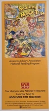 1993 McDonalds American Library Association National Reading Program Bookmark
