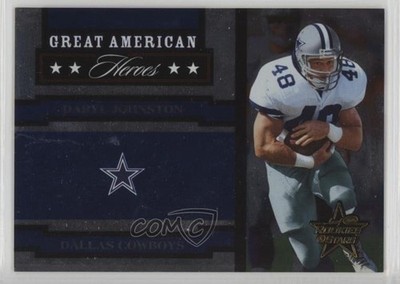 2005 Leaf Rookies & Stars Great American Heroes Blue 47/250 Daryl Johnston n1u