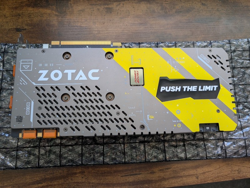 ZOTAC GTX 1080 AMP! EXTREME - 8GB GDDR5X NVIDIA Graphics Card - Read Description