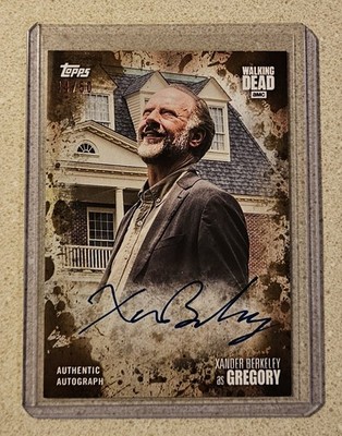 Xander Berkeley (Gregory) 2017 Topps Walking Dead Season 7 SP Autograph /50  