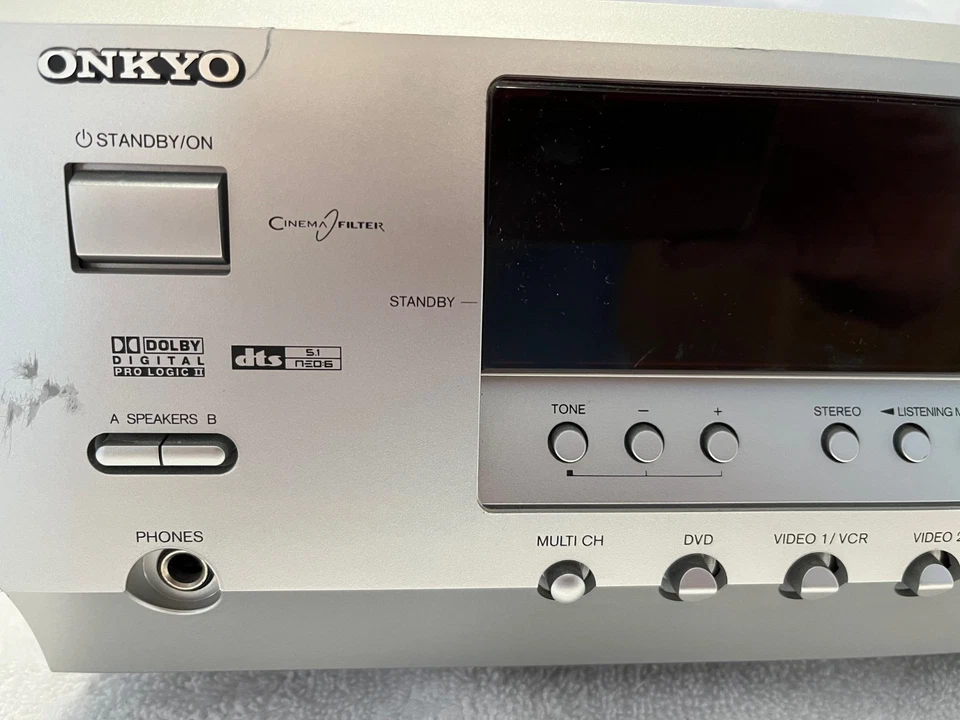 Onkyo HT-R340 5.1 Channel A/V SS Receiver Tested WITH OEM REMOTE Bundle - Image 2 of 4