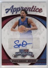 2021-22 Panini Chronicles Apprentice Signatures Red Spencer Dinwiddie Auto 14t3