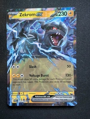 Pokemon Scarlet & Violet Black Bolt Zekrom Ex 34/86 NM | eBay