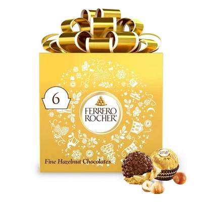 Ferrero Rocher Christmas Chocolate Gift Box - 2.6 Oz- 6 pieces - FREE SHIPPING!