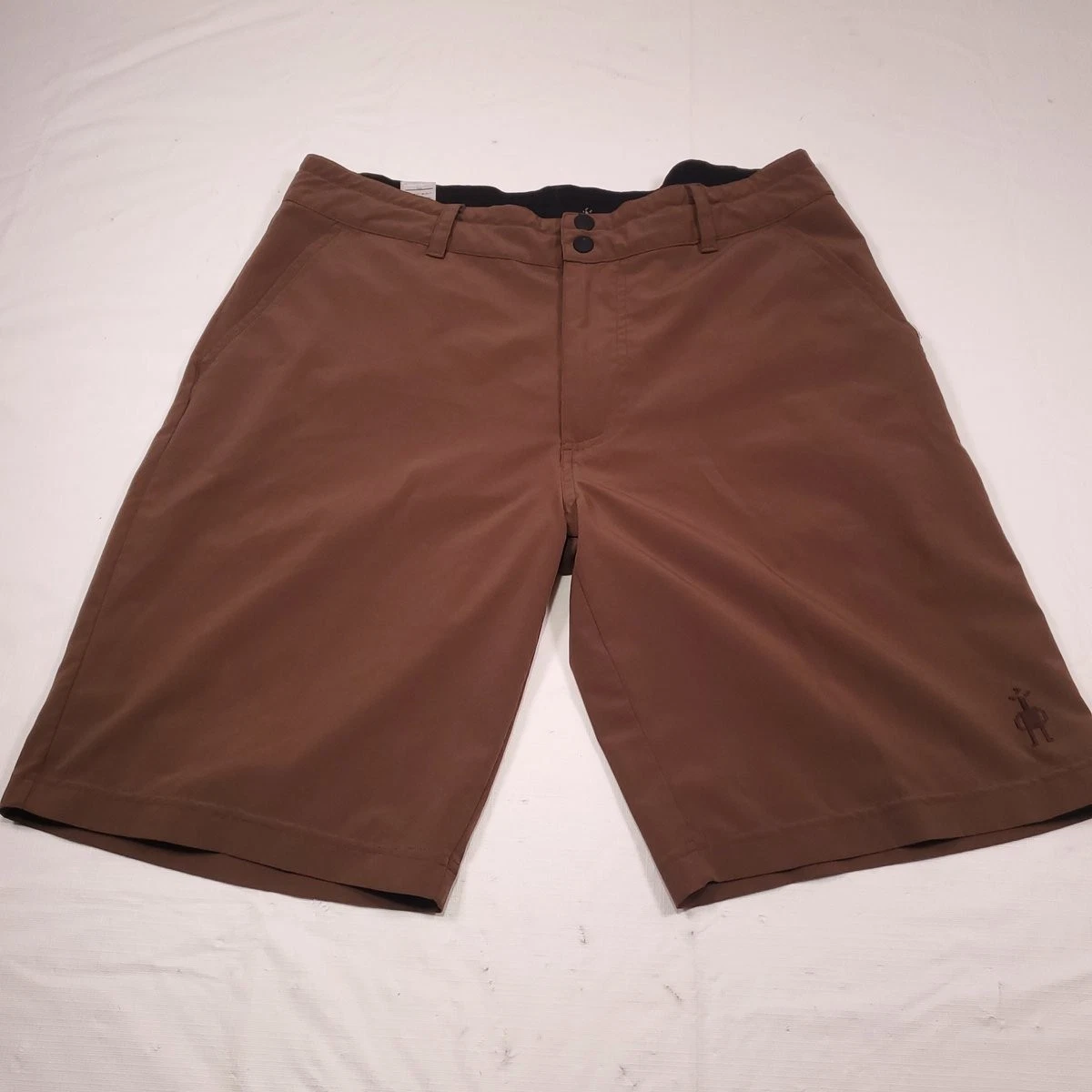 Smartwool Merino Shorts Mens M Brown Outdoor Hiking Mountain Climbing Nature