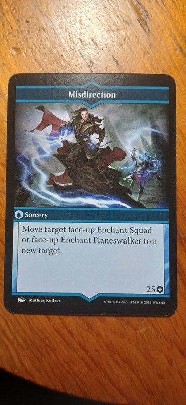 MTG: Arena of the Planeswalker  Replacement Spell Card - Misdirection