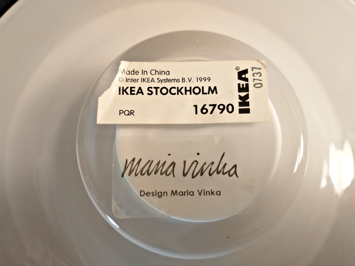 Ikea Stockholm 16790 Glass Tea light holder by Maria Vinka 7.625