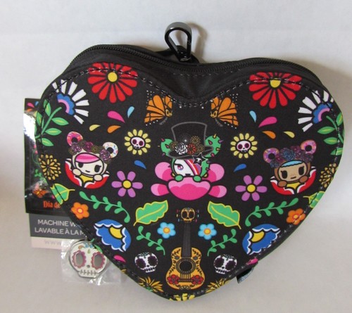 Jujube x Tokidoki Dia de los Muertos Heart Mini Bag