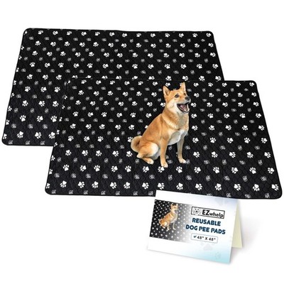 EZwhelp Washable Pee Pads for Dogs - Reusable Whelping Pads, Waterproof Rug Pad,