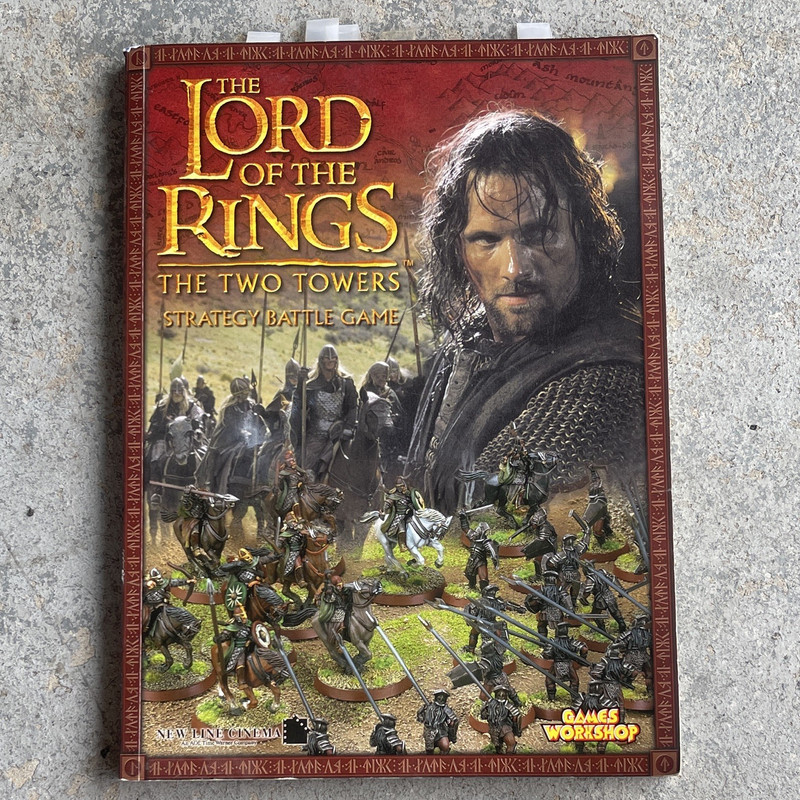 Games Workshop Lord of the Rings Two Towers Strategy Battle Game Rules 2002