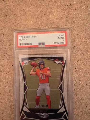 Bo Nix PSA 9 270/400 RC 2024 certified #109 mint 9 Chaser pack chance of card*