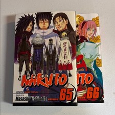 Naruto Manga Volume 65 and 66 Set