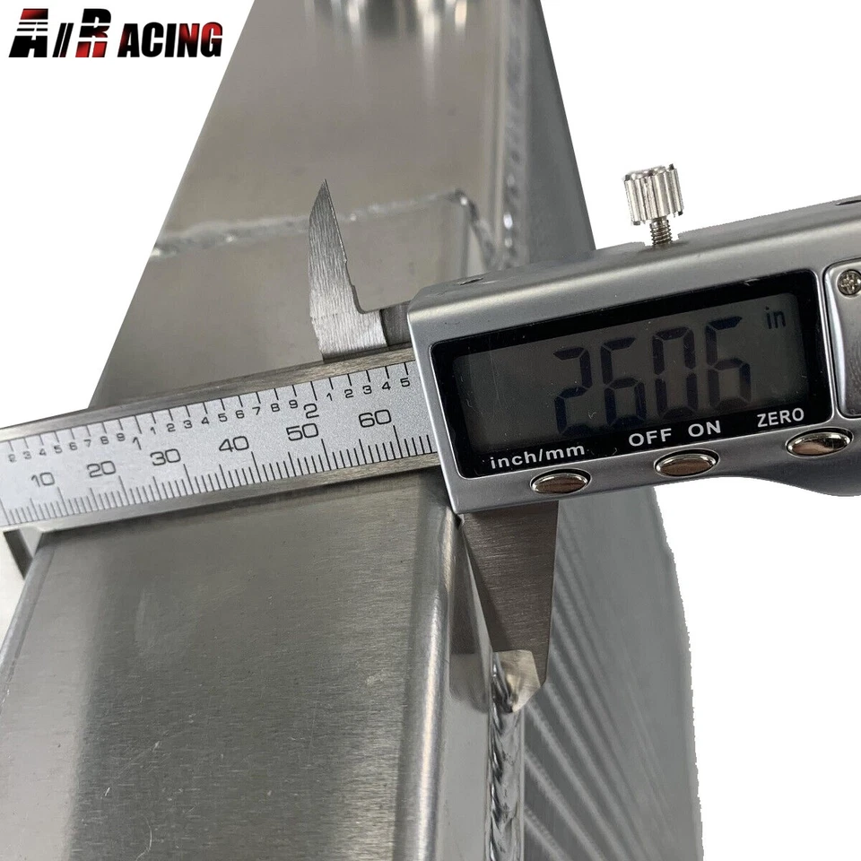 Radiador de rendimiento de 3 núcleos OHV DOHC 96-06 Jeep Wrangler l4/l6 + ventilador de 16" Foto 2 de 4