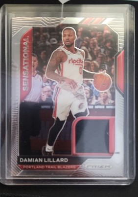 2020-21 Panini Prizm - Sensational Swatches Damian Lillard #SSW-DLI (MEM)
