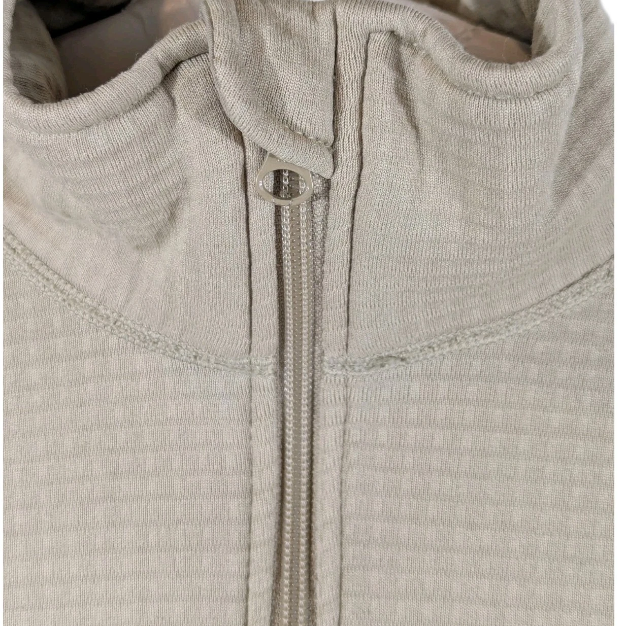 GEN III ECWCS Thermal US Army Fleece Mens XL Beige Polartec 1/4 Zip Pullover