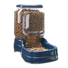 Vibrant Life Gravity Pet Feeder, Blue, Medium for Dogs and Cats,5 Pound Capacity