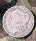 1888 0 Morgan Silver Dollar 90% Silver VF  Very Fine