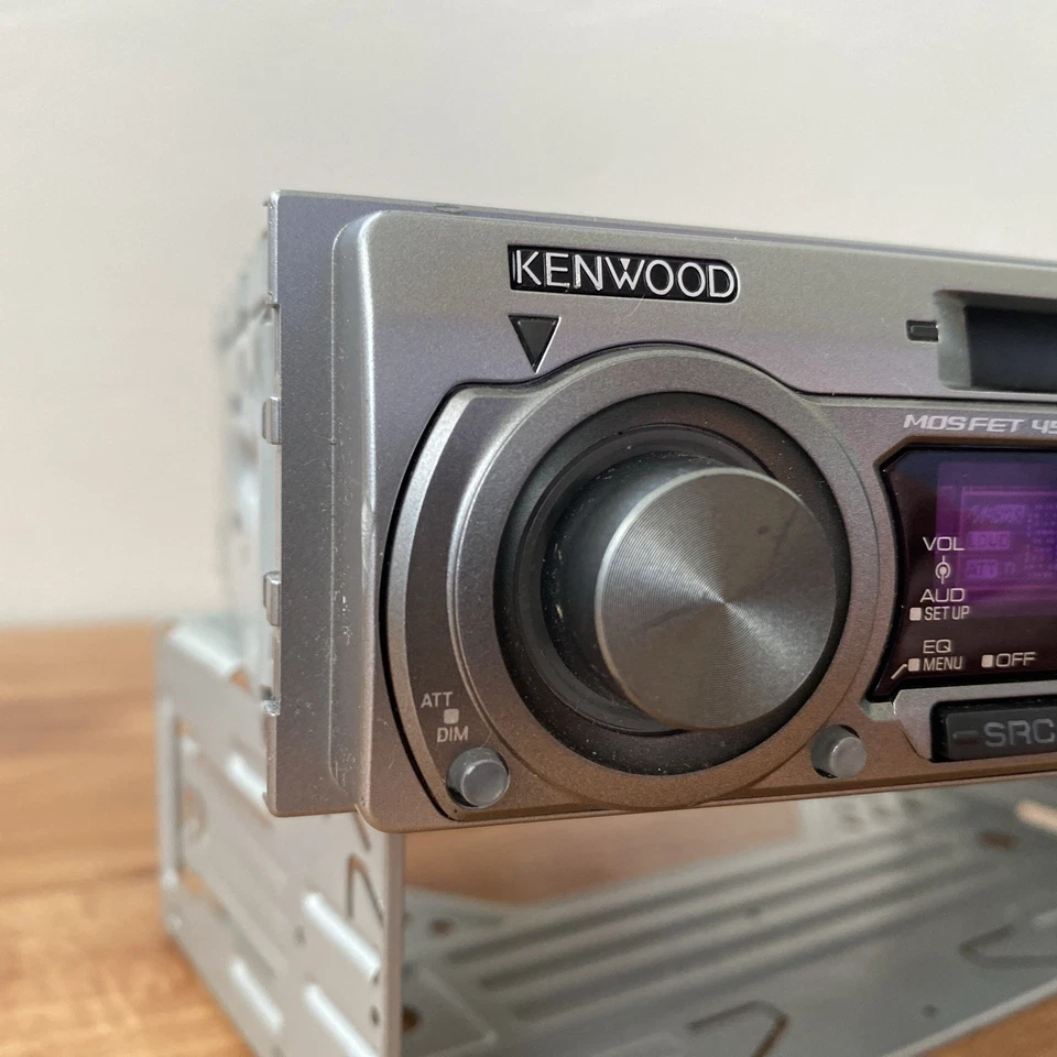 Kenwood E212MD Vintage Car Audio MDLP Player FM AM Minidisc Rare Unit Untested - image 4 of 4