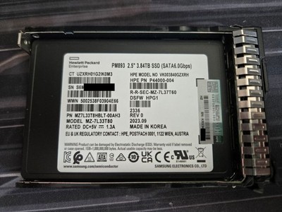 Neuwertige HPE SSD 3,84TB VK003840GZXRH