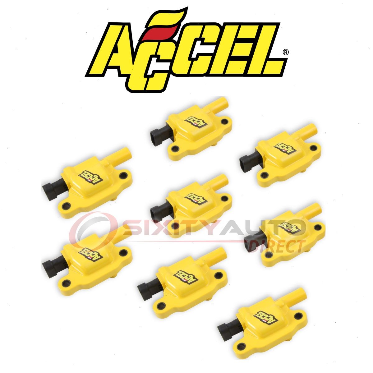 ACCEL Direct Ignition Coil Kit for 2002-2013 Cadillac Escalade 6.0L 6.2L V8 pe