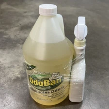 Vintage OdoBan Gal + Spray Bottle Odor Eliminator Disinfectant Set Original NOS