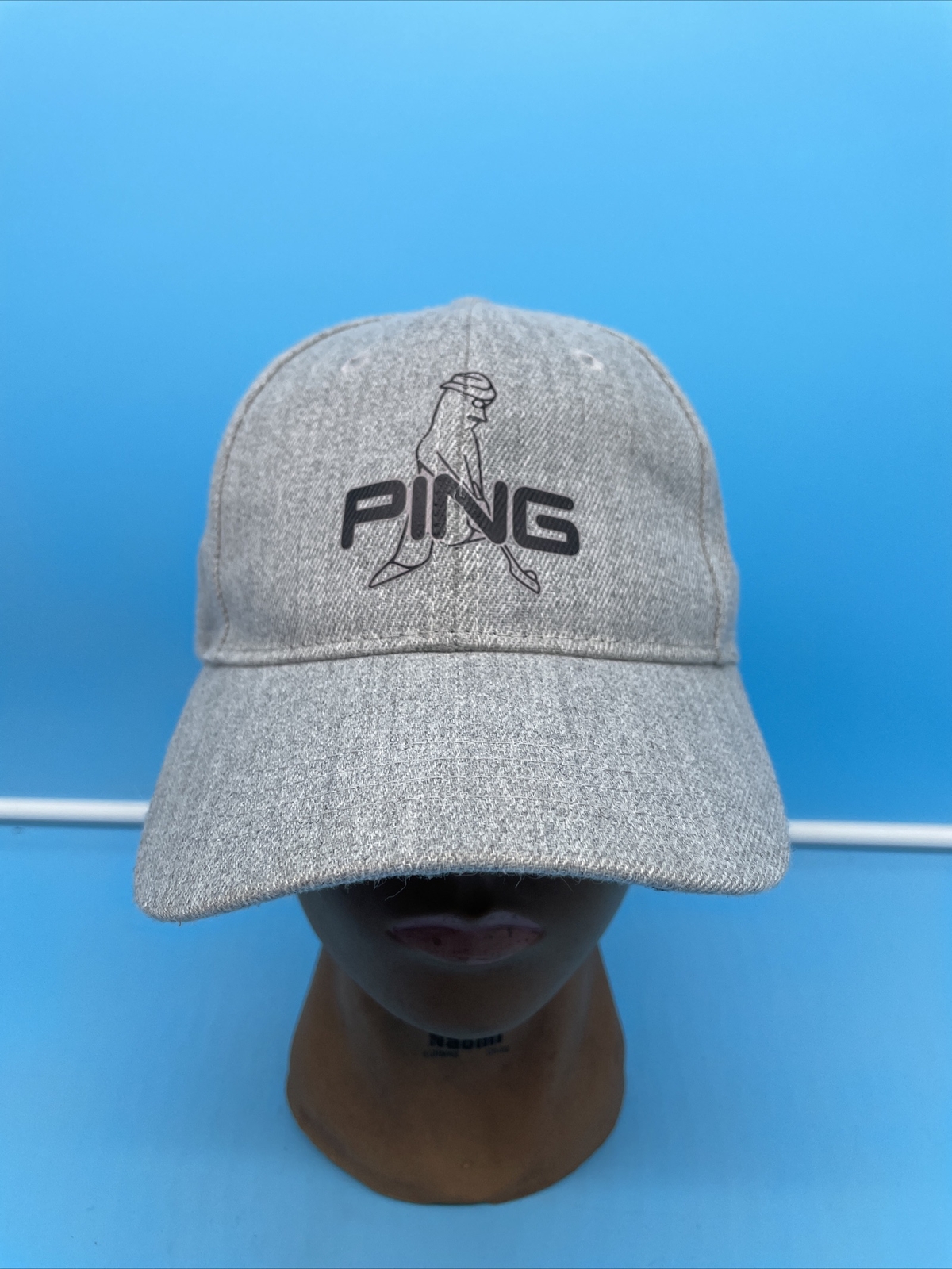 PING Golf Baseball Cap Polyester SnapBack Hat Gre… - image 1