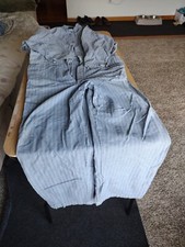 VTG COVERALLS BLUE Herringbone Work Farm Mens Sz 54 Reg old school nice