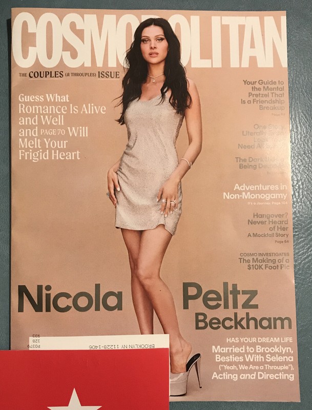 Cosmopolitan Magazine April 2023 Nicola Petlz Beckham Mason Gooding Brand New