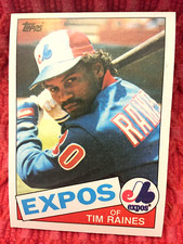 Expos Tim Raines #630  MLB Vintage Baseball Card Ships Free