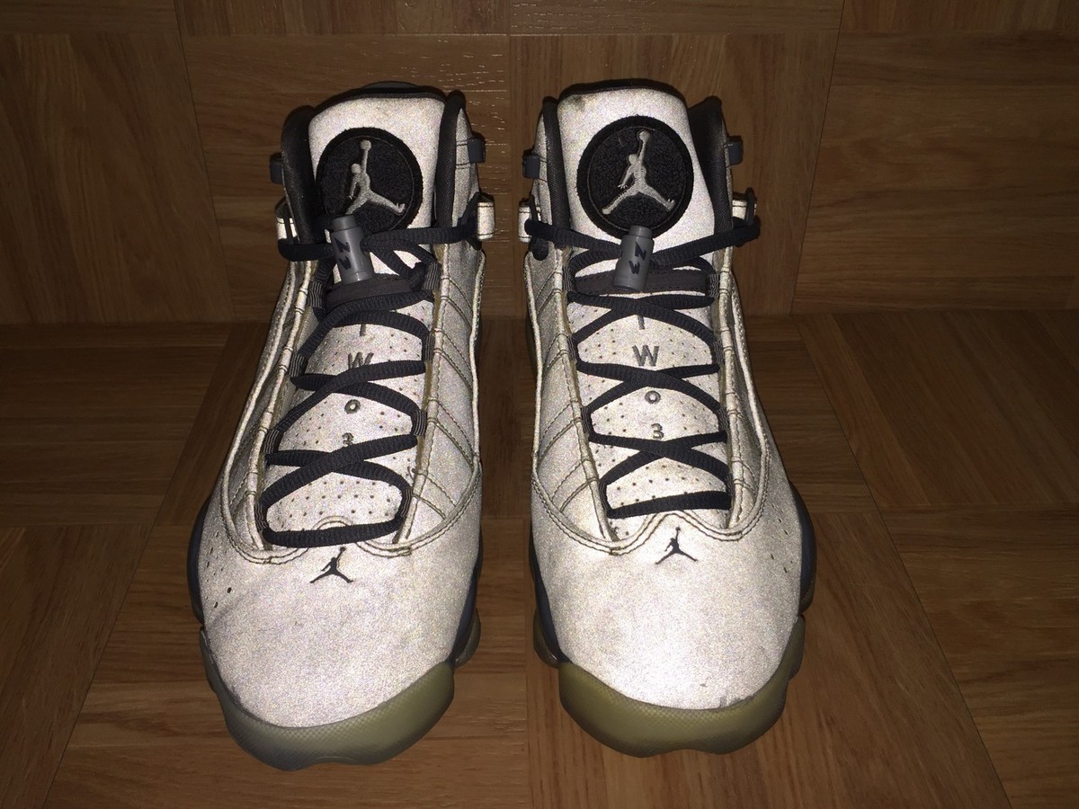 RARE🔥 Nike Air Jordan 6 Rings 3M Silver Graphite Sz 8 322992-001 Basketball LE | eBay RARE🔥 Nike Air Jordan 6 Rings 3M Silver Graphite Sz 8 322992-001 Basketball LE | eBay