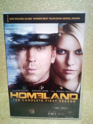 (1-1243) ''HOMELAND: THE COMPLETE FIRST SEASON'' 4- DVD / PRE-WATCHED / WIDESCREEN