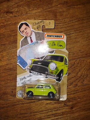 Sealed Matchbox Mini Cooper Mr Bean Metal 30/100 Mattel Diecast Memorabilia 1:64