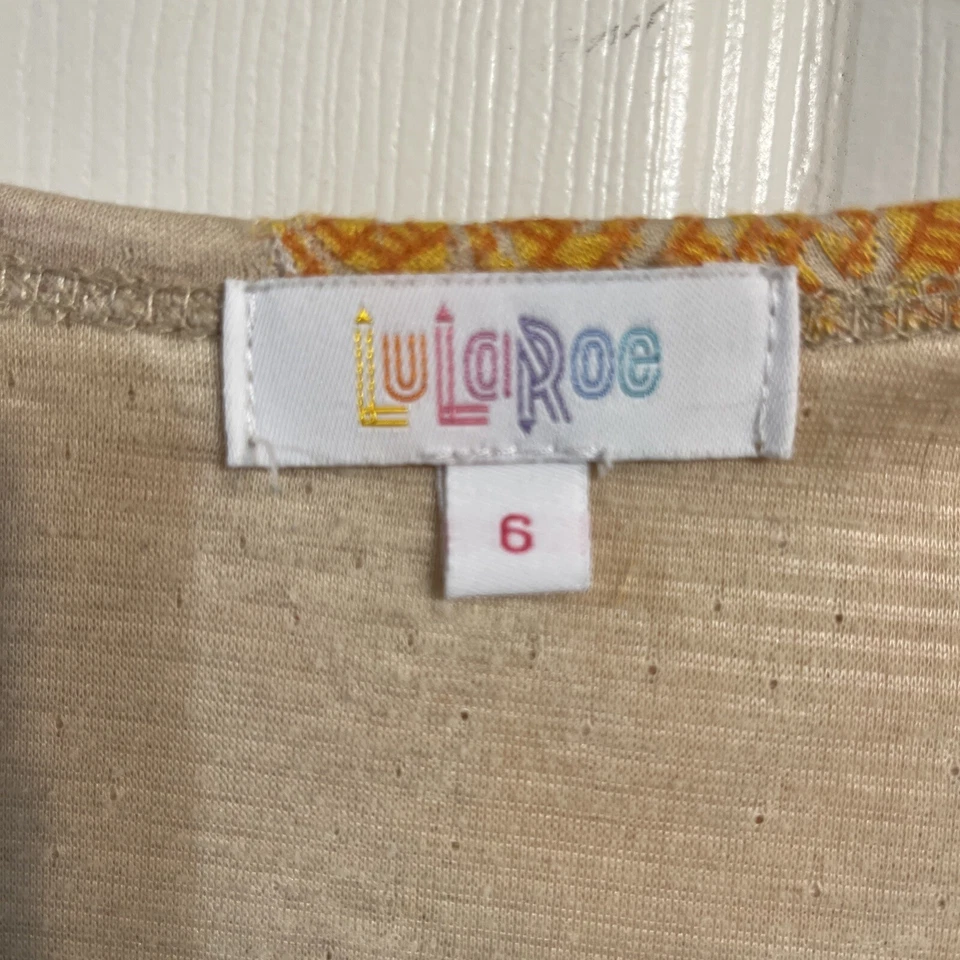 Cárdigan LulaRoe Sariah para niñas talla 6 Foto 3 de 4