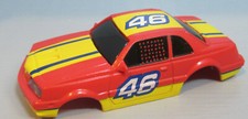 NEW LIFELIKE 46 RED/YELLOW T BIRD HO SLOT CAR BODY