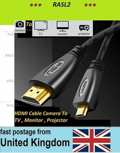 1 5m Camcorder To 4k Hd Tv Monitor Hdmi Cable For Sony Hadycam Hdr Pj Cx Series Ebay