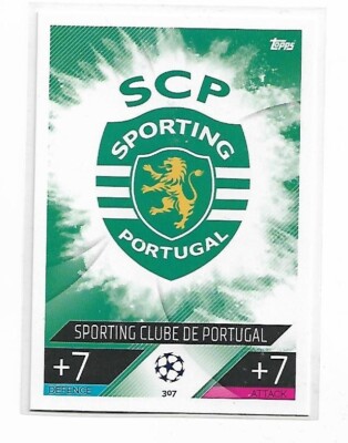 Match Attax 2022-23  - Champions League - Badge/Wappen/Emblem - Sporting CP #307