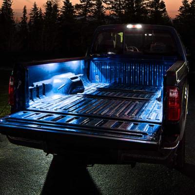 TecNiq Blue accent 3 LED EON Light w/horizontal SS case Motorcycle Car Truck USA