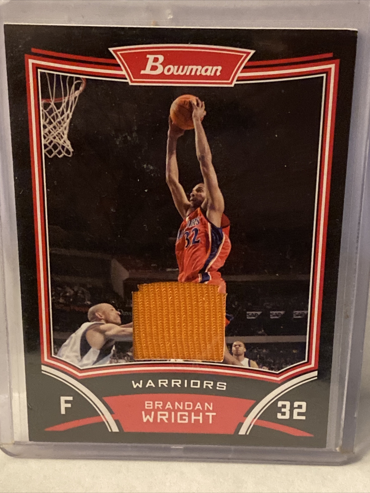 2008-09 Bowman Brandon Wright #BSR-BW relic