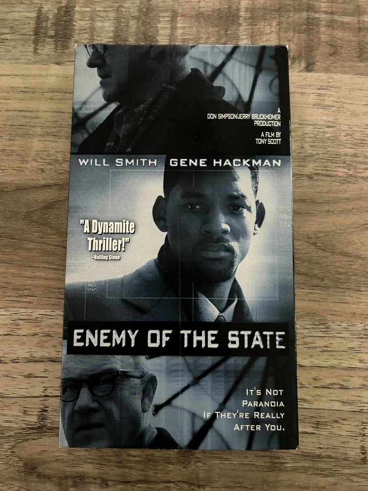 Enemy of the State (VHS, Full Frame, 1999) Will Smith, Gene Hackman, Tony Scott - Image 2 of 3