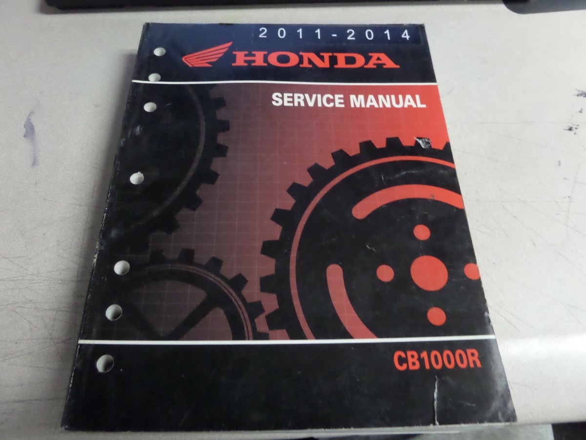Honda Factory Motorcycle Service Manual 2011-2014 CB1000R 61MFN00