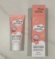 Brand NEW Esfolio Pink Peach Hand Cream Lotion Korean Skin Care 3.38 FL Oz 100ml