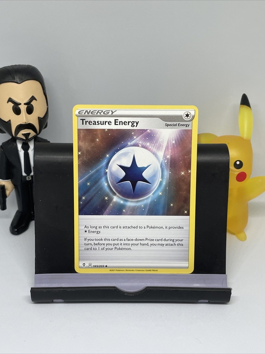 treasure energy pokemon card value POKEMON TRAINER Treasure Energy 165/203 Evolving Skies, Uncommon NM Condition