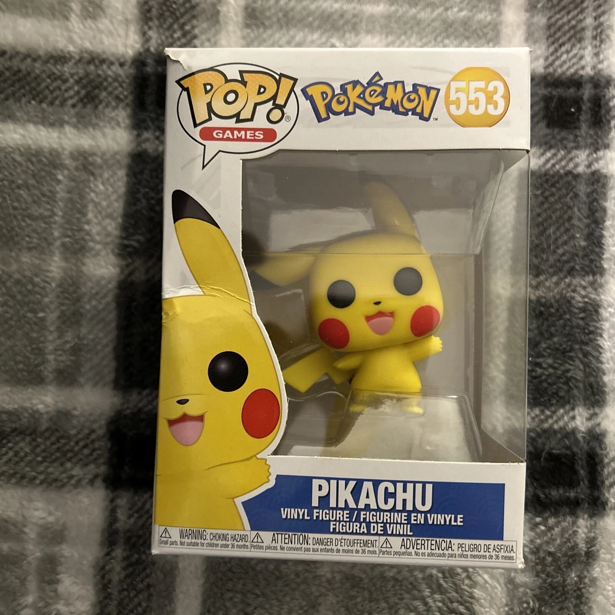 Funko Pop Vinyl Pok mon Pikachu 553 Box Damage 889698432634
